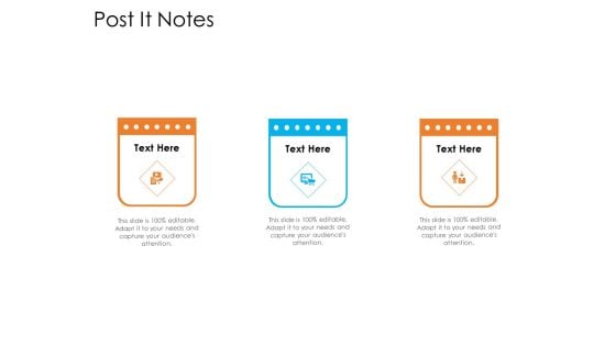 Enterprise Governance Post It Notes Icons PDF