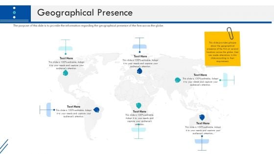 Enterprise Handbook Geographical Presence Ppt Infographics Skills PDF