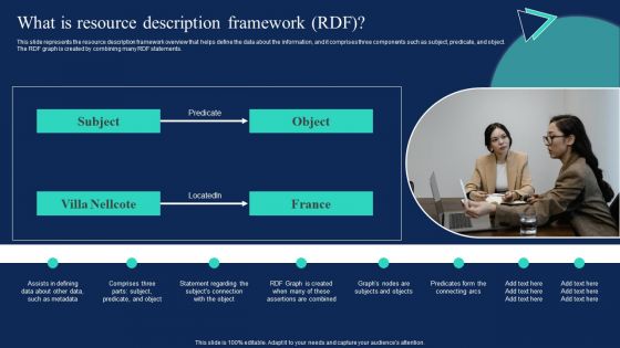 Enterprise Information Web Standards What Is Resource Description Framework RDF Diagrams PDF