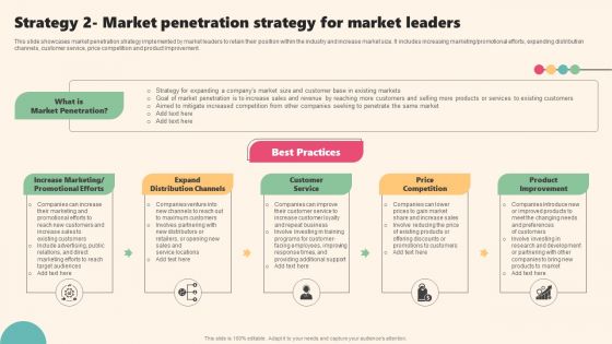 Enterprise Leaders Technique To Achieve Market Control Strategy 2 Market Penetration Strategy For Market Leaders Inspiration PDF Enterprise Leaders Technique To Achieve Market Control Strategy 2 Market Penetration Strategy For Market Leaders Inspiration PDF