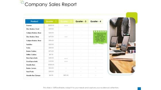 Enterprise Management Company Sales Report Inspiration PDF