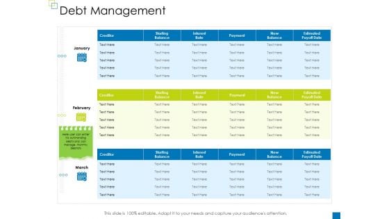 Enterprise Management Debt Management Template PDF