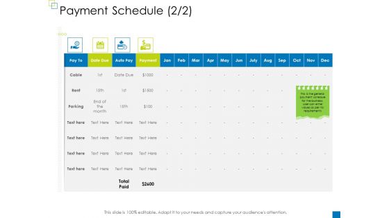 Enterprise Management Payment Schedule Cable Summary PDF