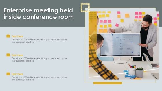 Enterprise Meeting Held Inside Conference Room Professional PDF