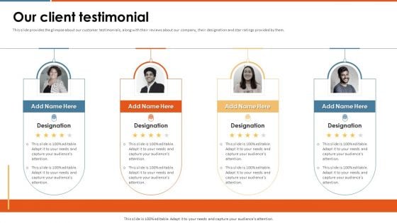 Enterprise Pitch Deck Our Client Testimonial Ppt PowerPoint Presentation File Microsoft PDF Enterprise Pitch Deck Our Client Testimonial Ppt PowerPoint Presentation File Microsoft PDF