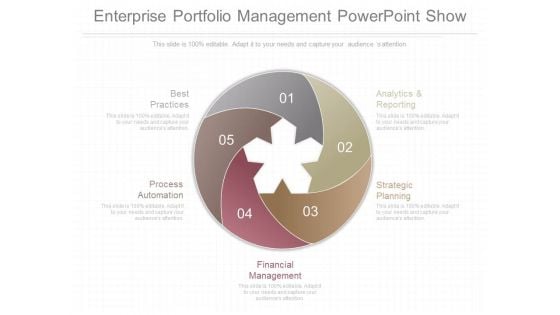 Enterprise Portfolio Management Powerpoint Show