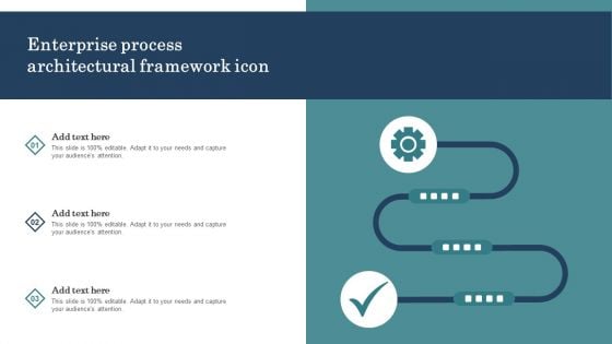 Enterprise Process Architectural Framework Icon Graphics PDF