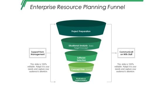 Enterprise Resource Planning Funnel Ppt PowerPoint Presentation Slide Download