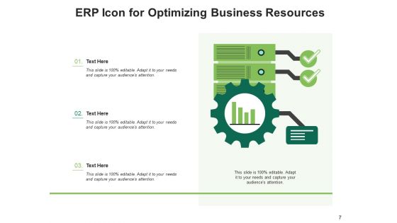 Enterprise Resource Planning Icon Management Business Ppt PowerPoint Presentation Complete Deck