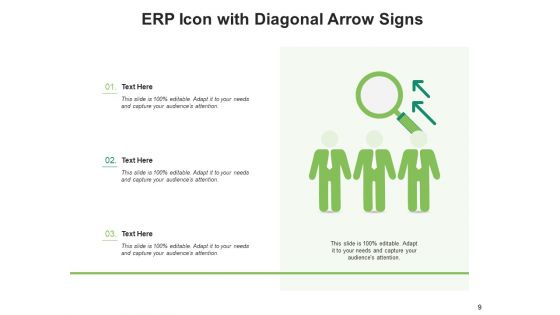 Enterprise Resource Planning Icon Management Business Ppt PowerPoint Presentation Complete Deck