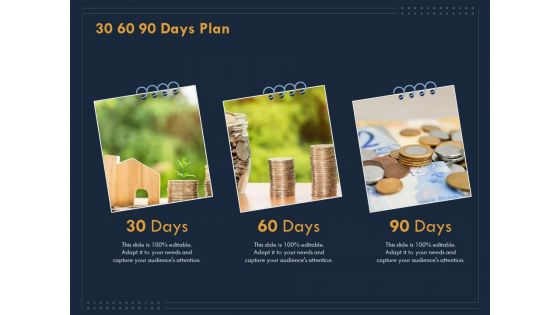 Enterprise Review 30 60 90 Days Plan Ppt Gallery Layout PDF