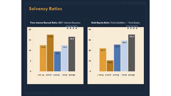 Enterprise Review Solvency Ratios Ppt File Background Images PDF