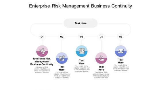 Enterprise Risk Management Business Continuity Ppt Powerpoint Presentation Infographic Template Clipart Images Cpb