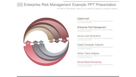 Enterprise Risk Management Example Ppt Presentation