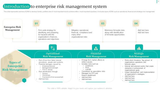 Enterprise Risk Management Techniques Ppt PowerPoint Presentation Complete Deck With Slides