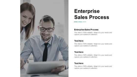 Enterprise Sales Process Ppt PowerPoint Presentation Outline Background Cpb