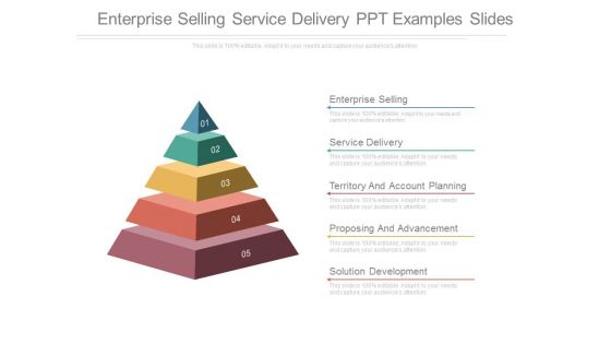 Enterprise Selling Service Delivery Ppt Examples Slides