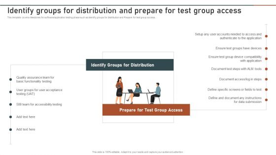 Enterprise Software Application Identify Groups For Distribution And Prepare For Test Microsoft PDF