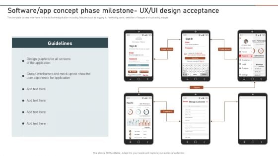 Enterprise Software Application Software App Concept Phase Milestone UX UI Design Demonstration PDF