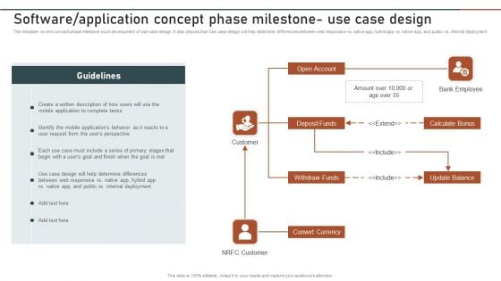 Enterprise Software Application Software Application Concept Phase Milestone Use Case Pictures PDF