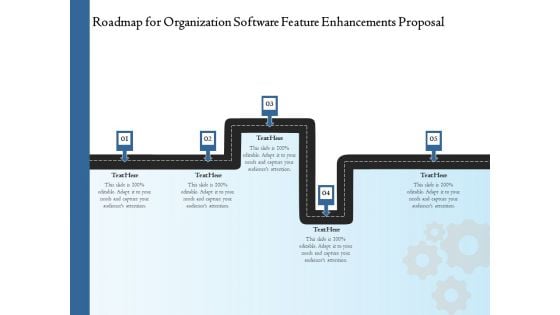 Enterprise Software Development Service Roadmap For Organization Feature Enhancements Download PDF