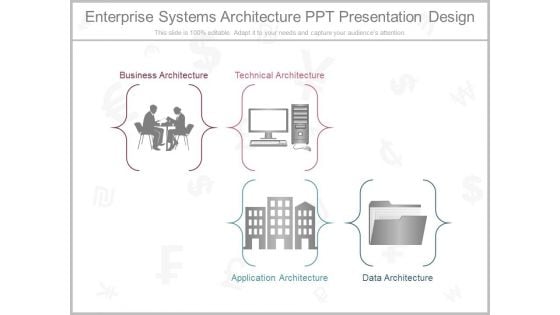 Enterprise Systems Architecture Ppt Presentation Design