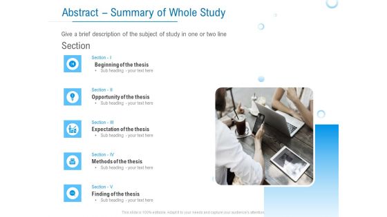 Enterprise Thesis Abstract Summary Of Whole Study Ppt Summary Diagrams PDF Enterprise Thesis Abstract Summary Of Whole Study Ppt Summary Diagrams PDF