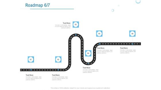 Enterprise Thesis Roadmap Six Stage Process Ppt Slides Deck PDF