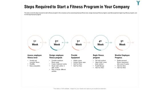 Enterprise Wellbeing Steps Required To Start A Fitness Program In Your Company Ideas PDF