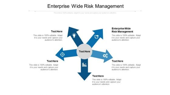 Enterprise Wide Risk Management Ppt PowerPoint Presentation Professional Show Cpb