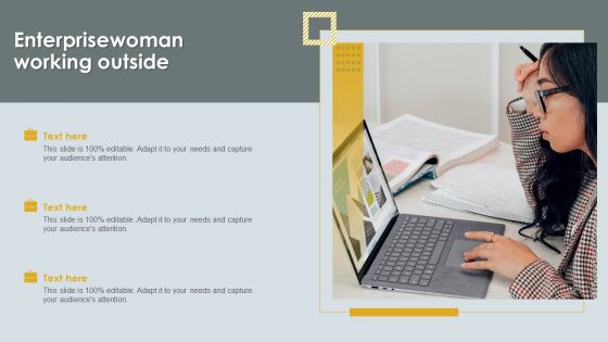 Enterprisewoman Working Outside Themes PDF