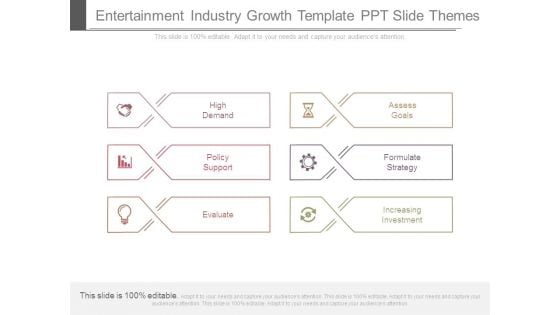 Entertainment Industry Growth Template Ppt Slide Themes