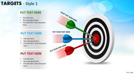 Entertainment Targets 1 PowerPoint Slides And Ppt Diagram Templates