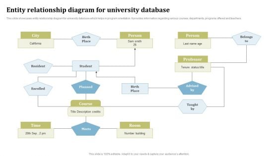 Entity Relationship Diagram For University Database Ppt Ideas Vector PDF Entity Relationship Diagram For University Database Ppt Ideas Vector PDF