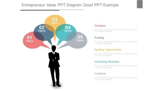 Entrepreneur Ideas Ppt Diagram Good Ppt Example