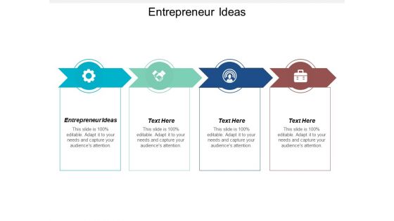 Entrepreneur Ideas Ppt PowerPoint Presentation Model Gridlines Cpb