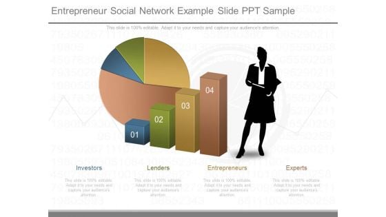 Entrepreneur Social Network Example Slide Ppt Sample