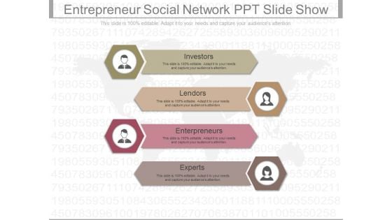 Entrepreneur Social Network Ppt Slide Show