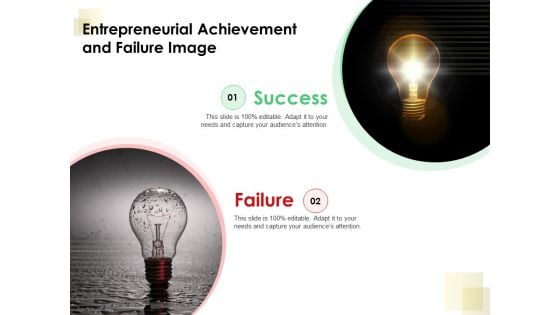 Entrepreneurial Achievement And Failure Image Ppt PowerPoint Presentation Icon Files PDF