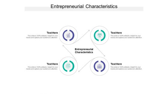 Entrepreneurial Characteristics Ppt PowerPoint Presentation Professional Styles Cpb