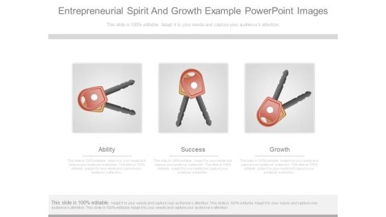 Entrepreneurial Spirit And Growth Example Powerpoint Images