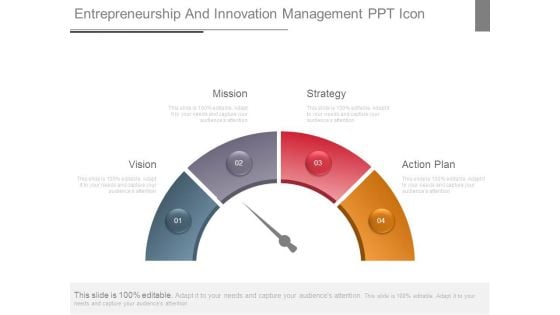 Entrepreneurship And Innovation Management Ppt Icon