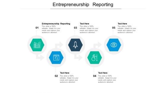 Entrepreneurship Reporting Ppt PowerPoint Presentation File Pictures Cpb Pdf