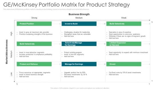 Environmental Assessment GE Mckinsey Portfolio Matrix For Product Strategy Ppt File Background Images PDF Environmental Assessment GE Mckinsey Portfolio Matrix For Product Strategy Ppt File Background Images PDF