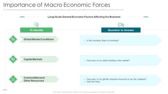 Environmental Assessment Importance Of Macro Economic Forces Ppt Styles Ideas PDF