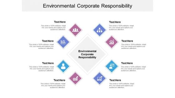 Environmental Corporate Responsibility Ppt Powerpoint Presentation Ideas Slides Cpb