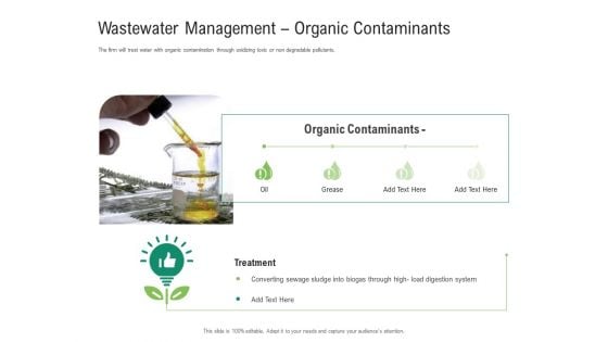 Environmental Friendly Technology Wastewater Management Organic Contaminants Designs PDF