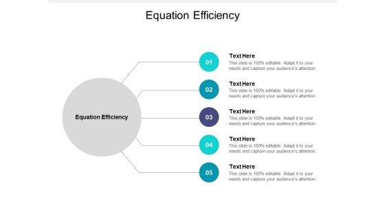 Equation Efficiency Ppt PowerPoint Presentation Icon Model Cpb Pdf