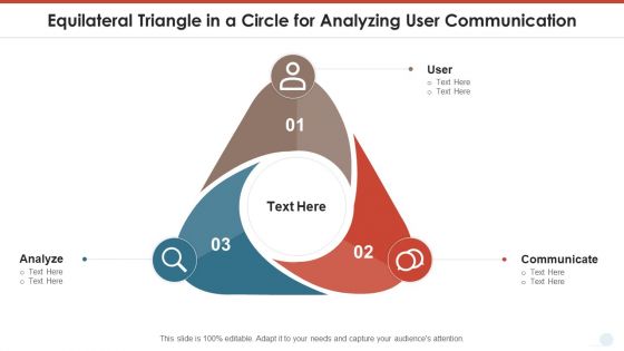 Equilateral Triangle In A Circle For Analyzing User Communication Demonstration PDF