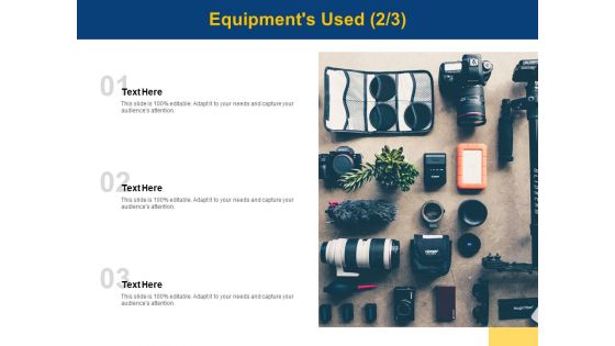 Equipments Used Technology Planning Ppt PowerPoint Presentation Outline Show